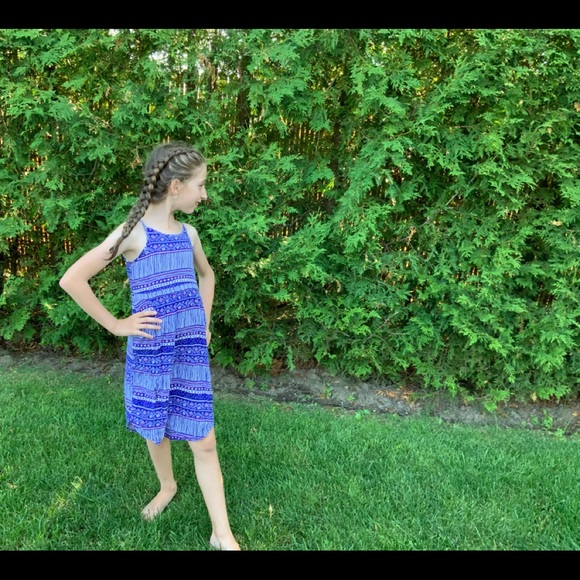 Adorable summer dress for girls with pockets! - Picture 2 of 5